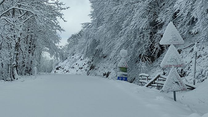 Neve di Pasqua sul Pratomagno